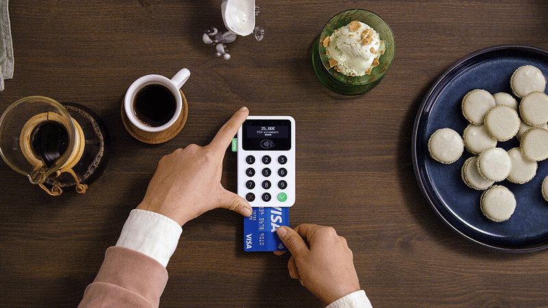 Zettle 2 mit Visa Karte